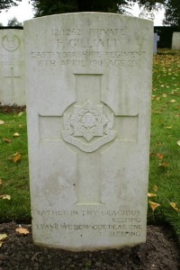 Mons (Bergen) Communal Cemetery - Gilliatt, Fred