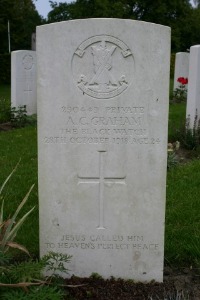 Mons (Bergen) Communal Cemetery - Graham, Alexander Clark