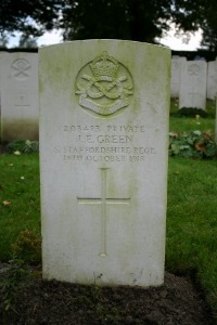 Mons (Bergen) Communal Cemetery - Green, J E