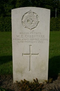 Mons (Bergen) Communal Cemetery - Greentree, W E