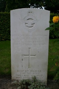 Mons (Bergen) Communal Cemetery - Gumbley, W H