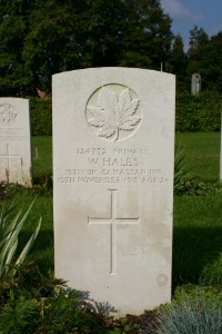Mons (Bergen) Communal Cemetery - Hales, William