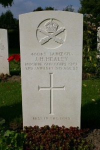 Mons (Bergen) Communal Cemetery - Healey, John Henry