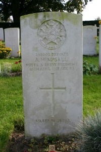 Mons (Bergen) Communal Cemetery - Hempsall, Alfred