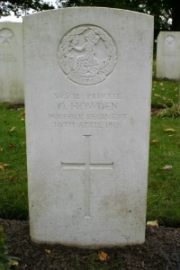 Mons (Bergen) Communal Cemetery - Howden, O