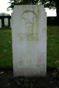 Mons (Bergen) Communal Cemetery - Iwanenkow, S