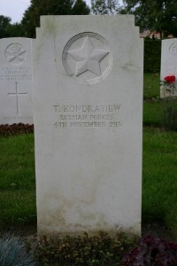 Mons (Bergen) Communal Cemetery - Kondratiew, T