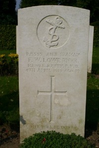 Mons (Bergen) Communal Cemetery - Lowe, Frederick William