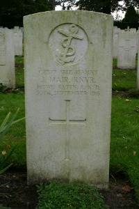 Mons (Bergen) Communal Cemetery - Mair, J
