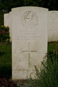 Mons (Bergen) Communal Cemetery - Mann, James