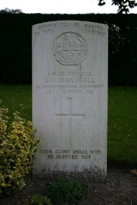 Mons (Bergen) Communal Cemetery - Marshall, G H