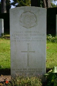 Mons (Bergen) Communal Cemetery - McDonough, Alfred