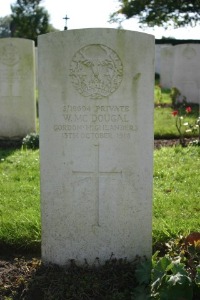Mons (Bergen) Communal Cemetery - McDougal, W
