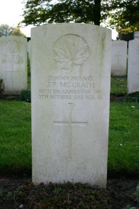 Mons (Bergen) Communal Cemetery - McGrath, James Patrick
