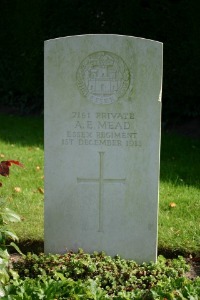 Mons (Bergen) Communal Cemetery - Mead, A E