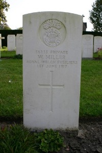 Mons (Bergen) Communal Cemetery - Miller, W