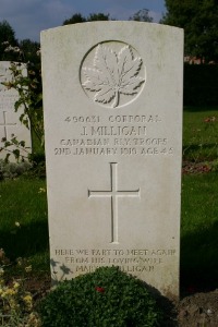 Mons (Bergen) Communal Cemetery - Milligan, J