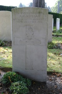 Mons (Bergen) Communal Cemetery - Morgan, A G