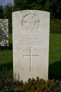 Mons (Bergen) Communal Cemetery - Mullen, P