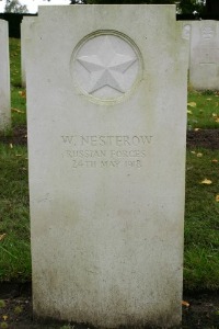 Mons (Bergen) Communal Cemetery - Nesterow, W