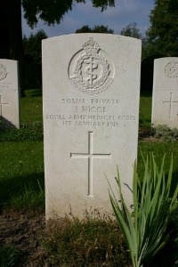Mons (Bergen) Communal Cemetery - Nicol, J