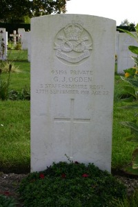 Mons (Bergen) Communal Cemetery - Ogden, George James