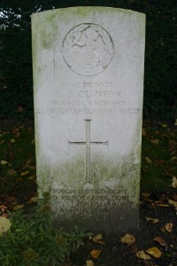 Mons (Bergen) Communal Cemetery - Quinton, Ernest Benjamin