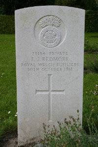 Mons (Bergen) Communal Cemetery - Redmore, F J