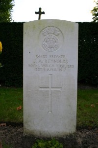 Mons (Bergen) Communal Cemetery - Reynolds, J A