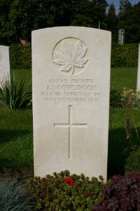 Mons (Bergen) Communal Cemetery - Rowlinson, J J