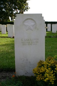 Mons (Bergen) Communal Cemetery - Sabolotuy, G