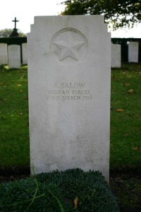 Mons (Bergen) Communal Cemetery - Salow, A