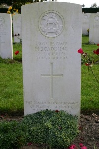 Mons (Bergen) Communal Cemetery - Scadding, H