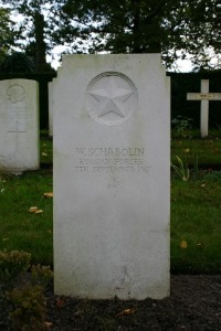 Mons (Bergen) Communal Cemetery - Schabolin, W
