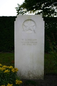 Mons (Bergen) Communal Cemetery - Schuljkow, M