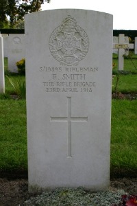 Mons (Bergen) Communal Cemetery - Smith, F