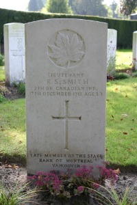 Mons (Bergen) Communal Cemetery - Smith, Reginald Sydney