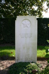 Mons (Bergen) Communal Cemetery - Sossontow, J