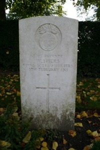 Mons (Bergen) Communal Cemetery - Spiers, W