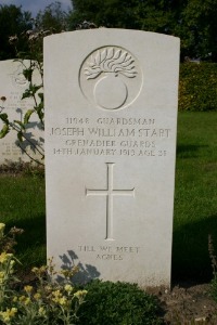 Mons (Bergen) Communal Cemetery - Start, Joseph William