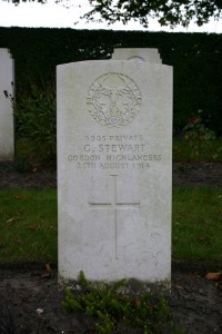 Mons (Bergen) Communal Cemetery - Stewart, G