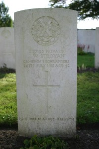 Mons (Bergen) Communal Cemetery - Stroyan, J W