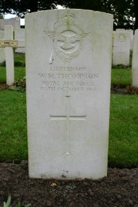 Mons (Bergen) Communal Cemetery - Thompson, W M