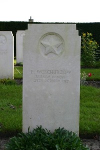 Mons (Bergen) Communal Cemetery - Weschurzow, P