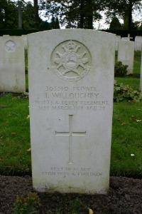 Mons (Bergen) Communal Cemetery - Willoughby, T