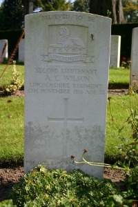 Mons (Bergen) Communal Cemetery - Wilson, Alfred Clarke