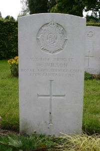 Mons (Bergen) Communal Cemetery - Wilson, W