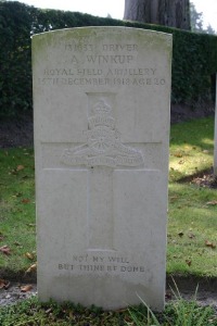 Mons (Bergen) Communal Cemetery - Winkup, Arthur