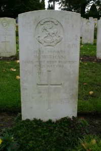 Mons (Bergen) Communal Cemetery - Witham, W