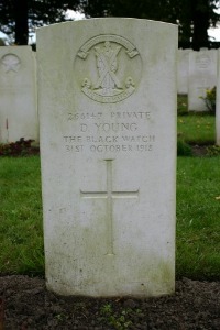 Mons (Bergen) Communal Cemetery - Young, D